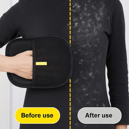 Pet Hair Removal Gloves  – Reusable Fur & Lint Remover Grooming Gloves for Dogs & Cats