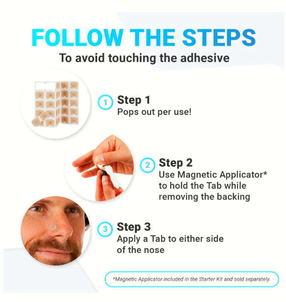 Breathing Nasal Strip Starter Kit – Sleep Better, Stop Snoring & Breathe Freely